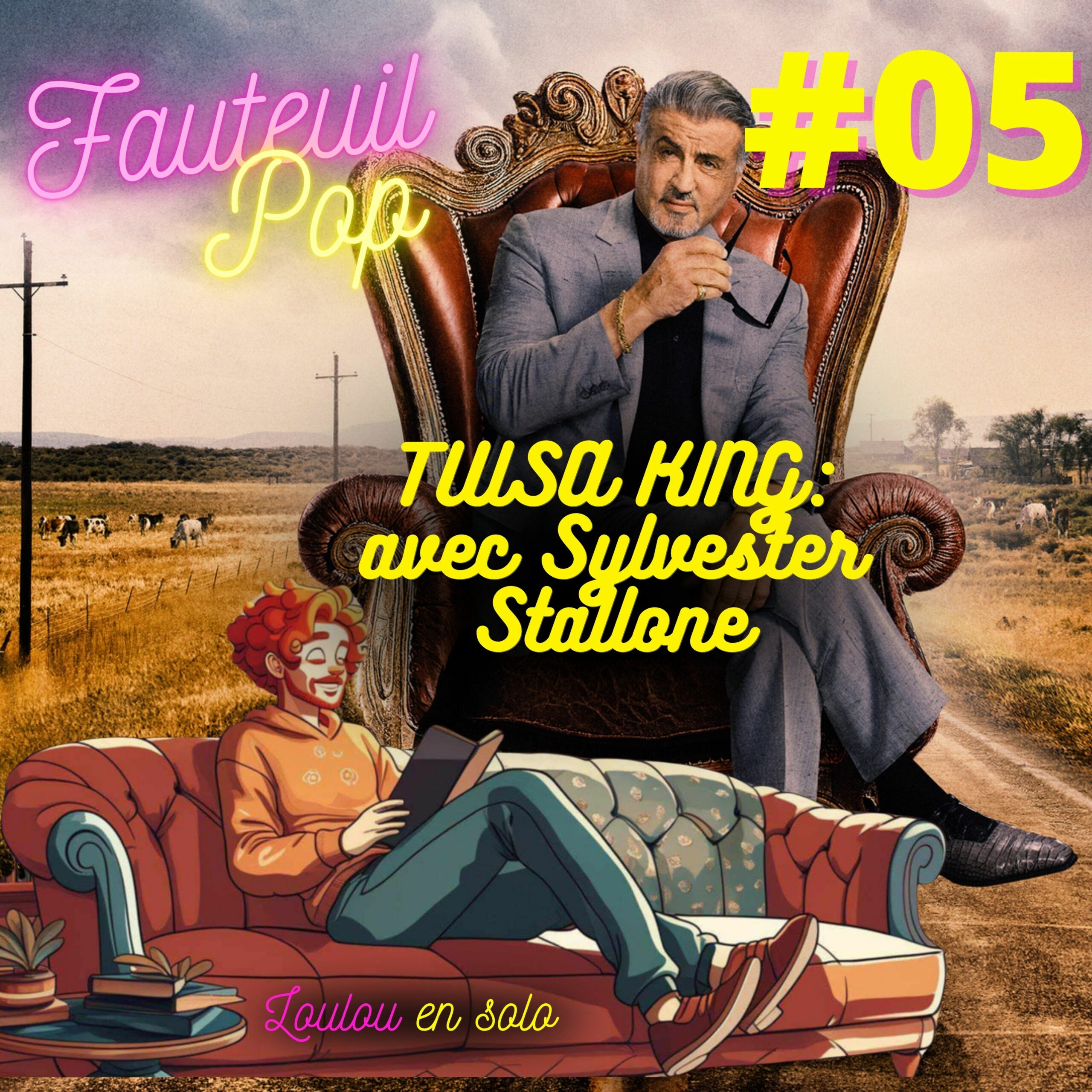 Fauteuil’Pop 5 – TUlSA KING: avec Sylvester Stallone